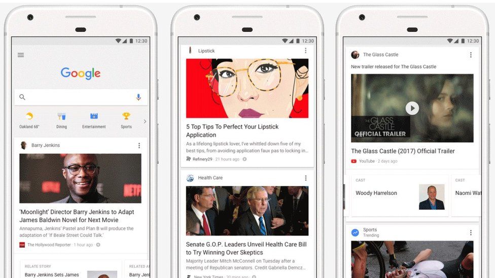 Google news feed