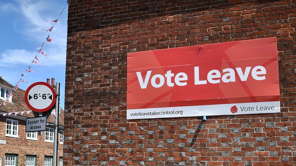 Vote Leave campaign poster