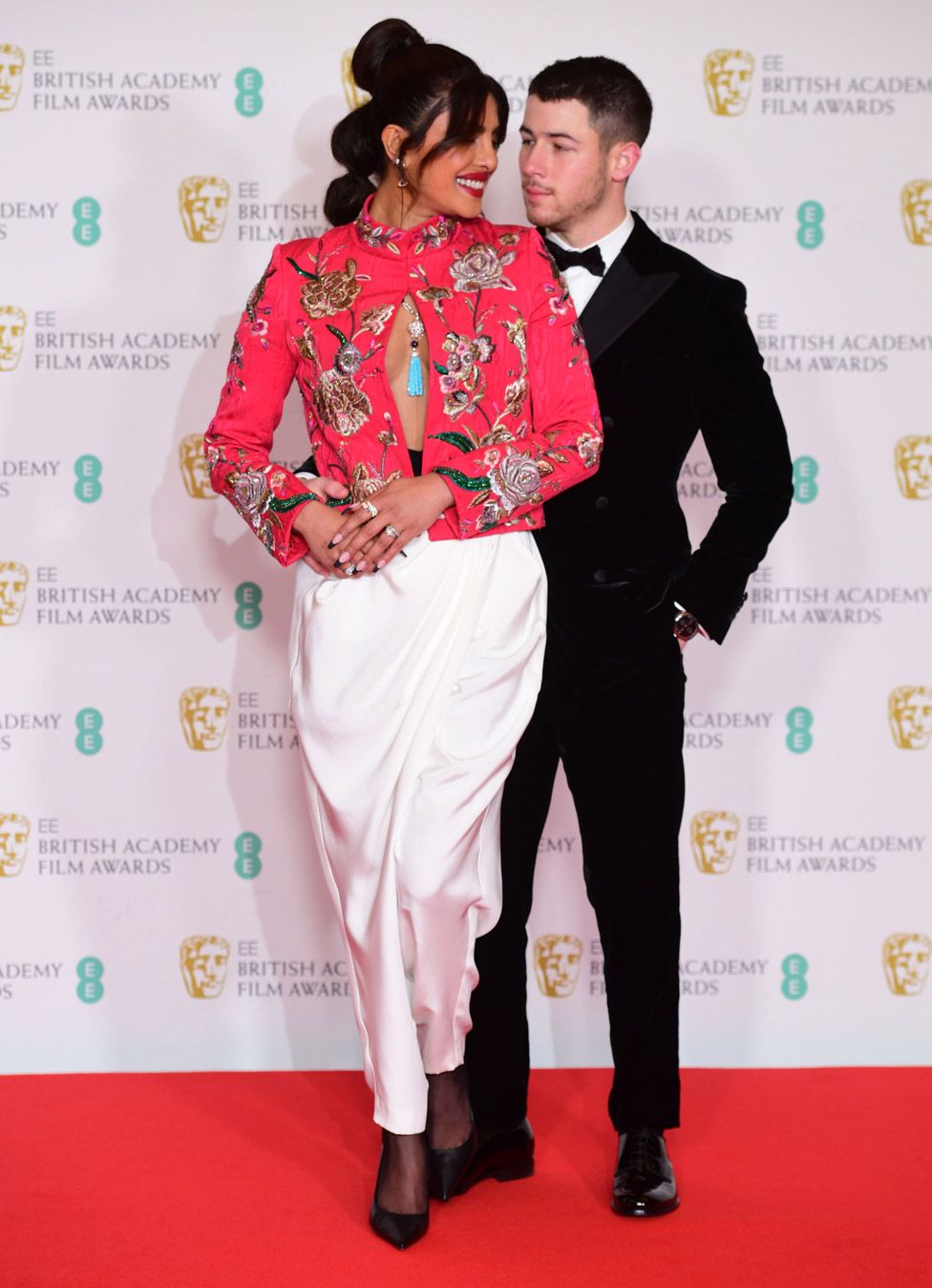 Bafta Film Awards 2021 Red Carpet In Pictures Bbc News