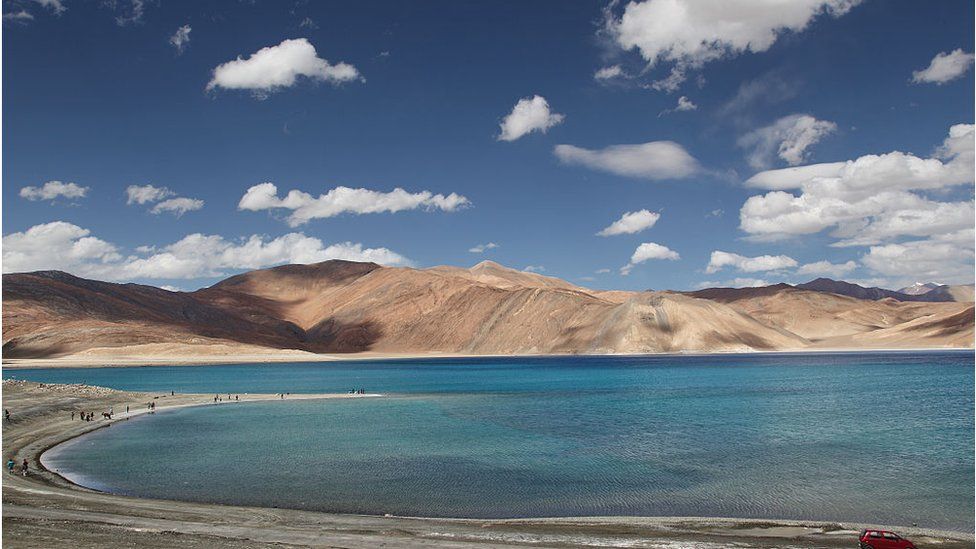 Pangong Lake: India and China to pull back from disputed border - BBC News