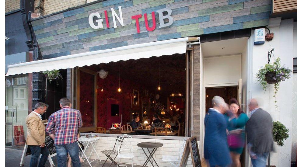 The Gin Tub bar in Hove