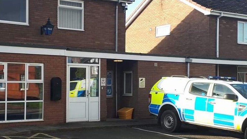 Former Pontesbury police station to homes for nurses BBC News
