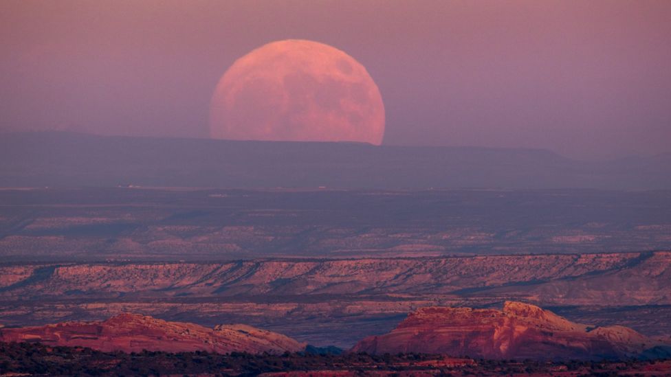 Superluna desde Utah, EE.UU.