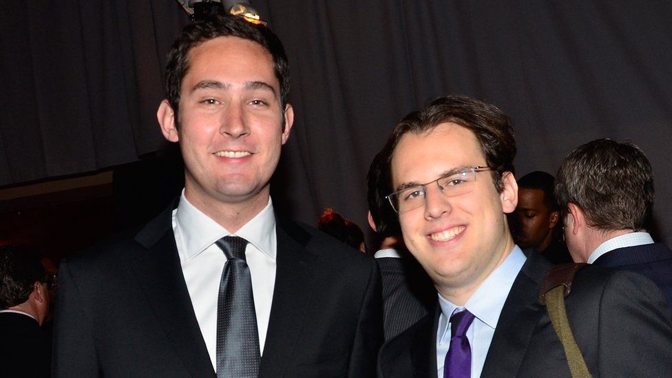 Instagram founders Kevin Systrom and Mike Krieger