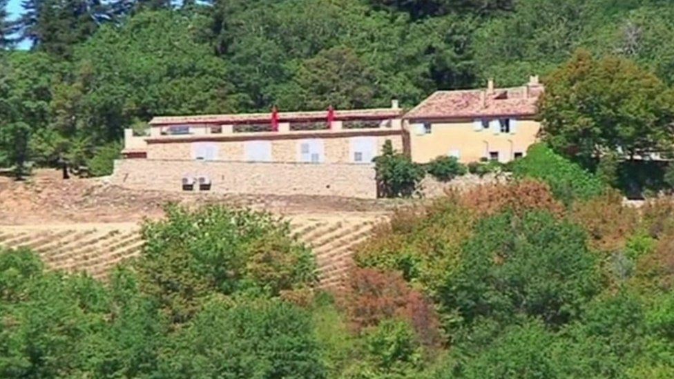 The duchess was staying at this chateau in Provence owned by Viscount David Linley, the nephew of the Queen