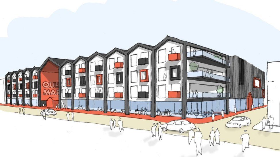 Flats form part of the £30m plans