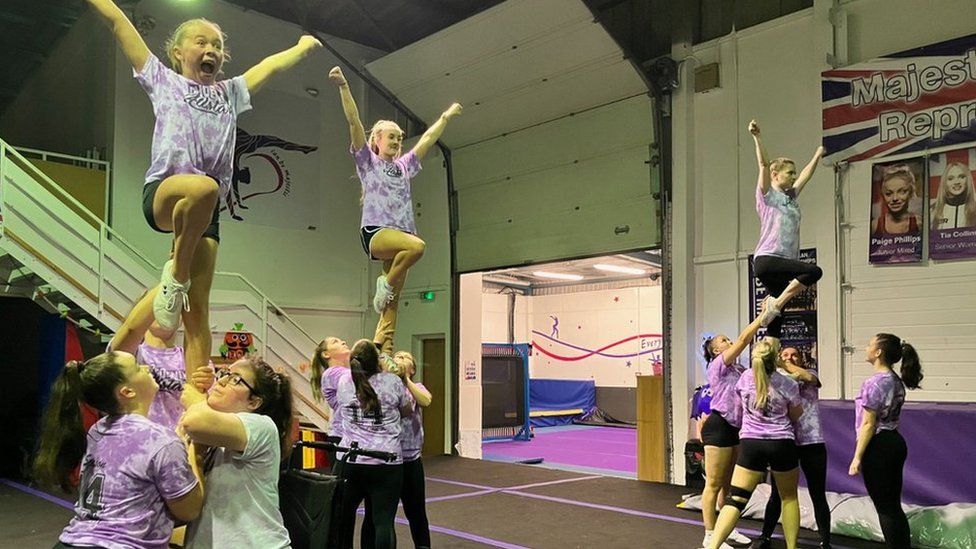 Bristol inclusive cheerleading team in world championships BBC News