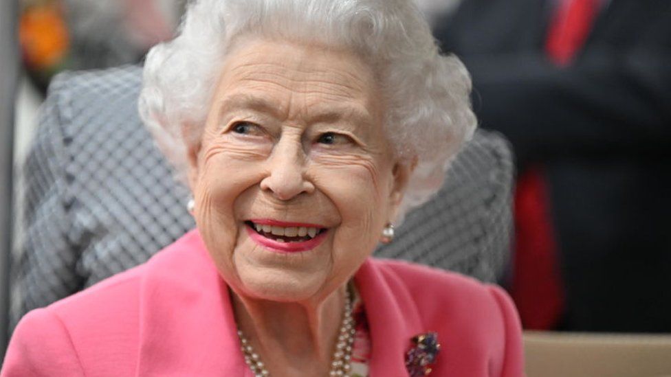 Queen Elizabeth II at Chelsea Flower Show on 23 May, 2022