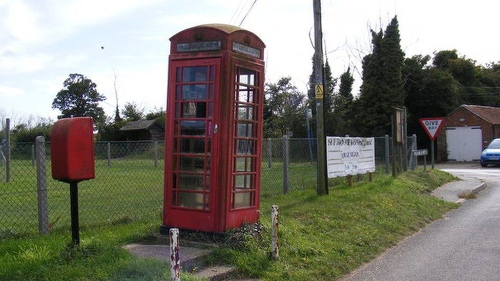 Phone box in Sutton
