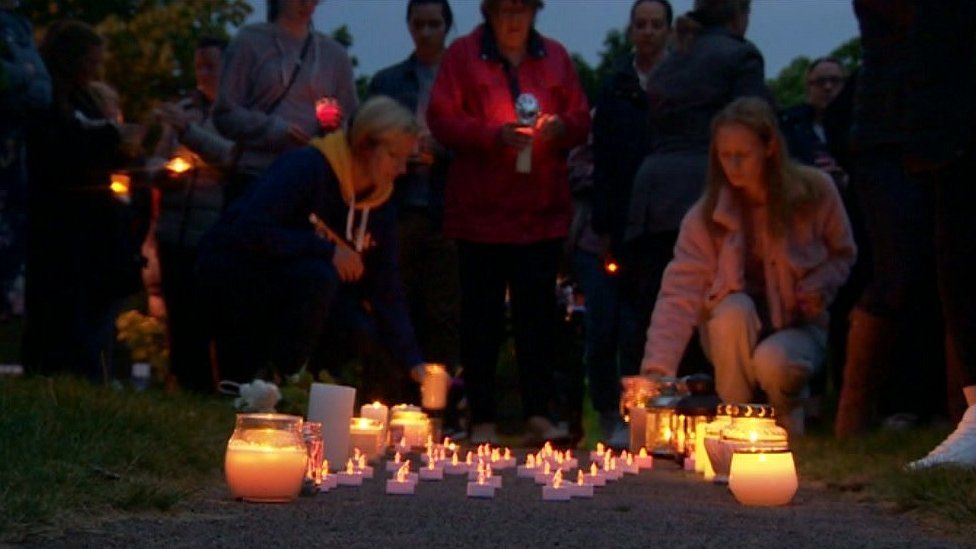 Candle-lit vigil in Sleaford