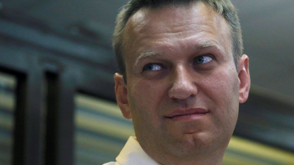 Russian anti-corruption campaigner and opposition figure Alexei Navalny attends a hearing at the Lublinsky district court in Moscow, Russia on 1 August, 2016