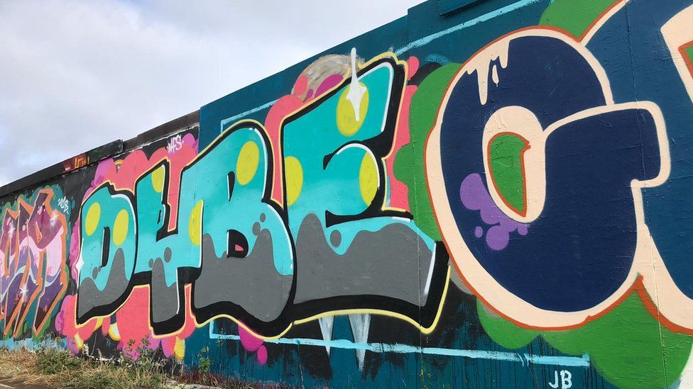 Graffiti on Southend Seafront