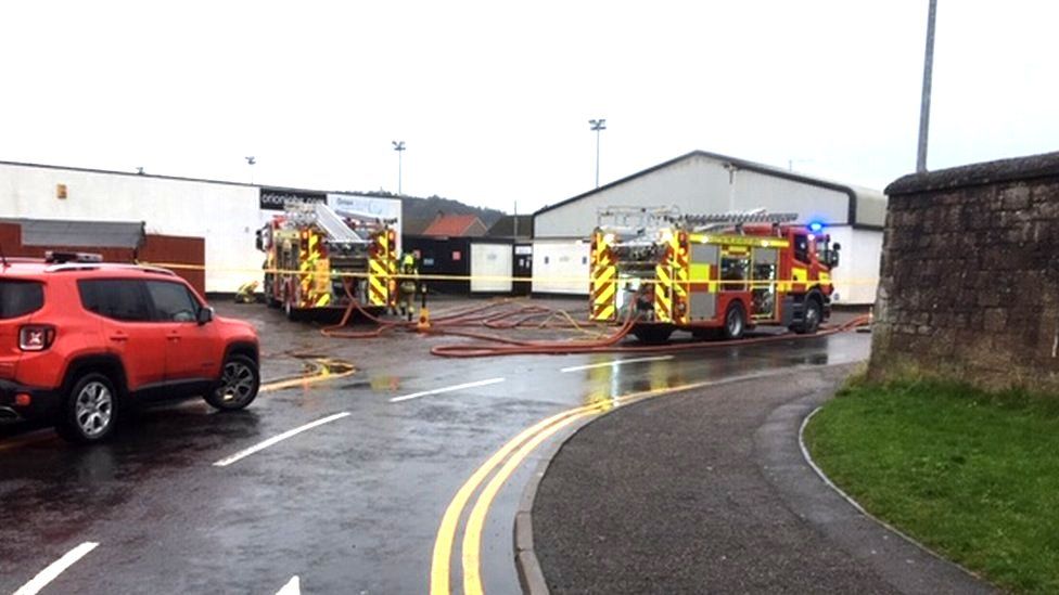 Fire service at Clach FC