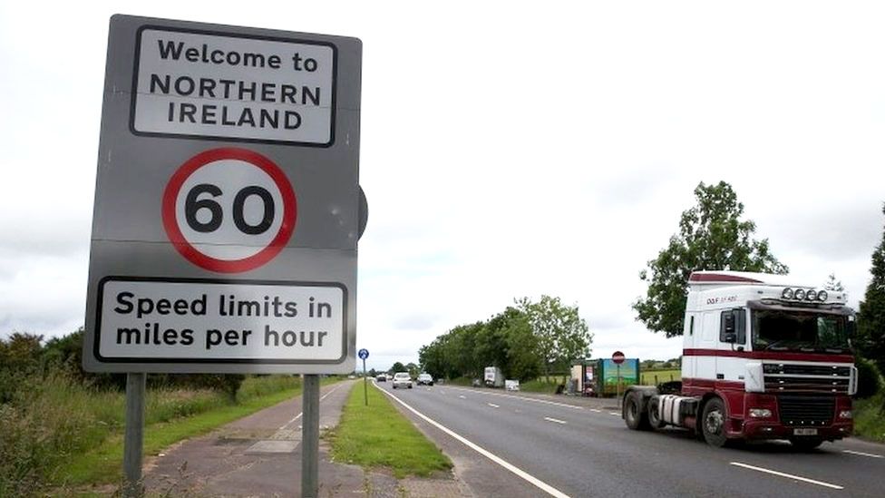 Border between Northern Ireland and Republic of Ireland