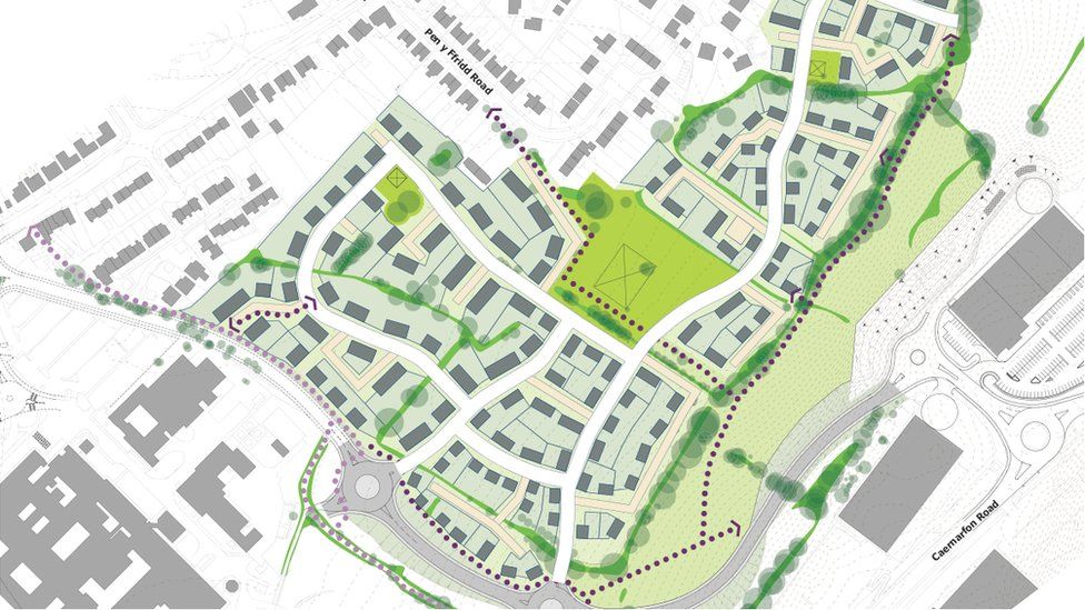 Plans for a 366-home development in Bangor have been rejected