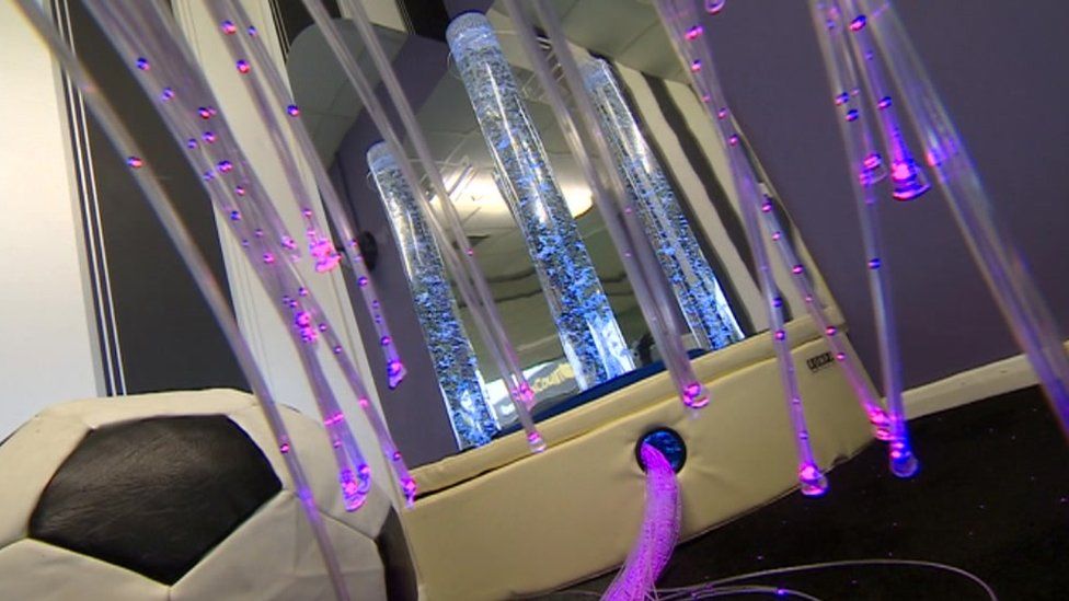Special sensory suite at Notts County