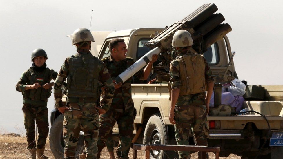 Peshmerga forces of Iraqi Kurdistan, file image