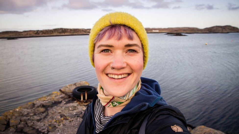 Kathi on the Isle of Coll