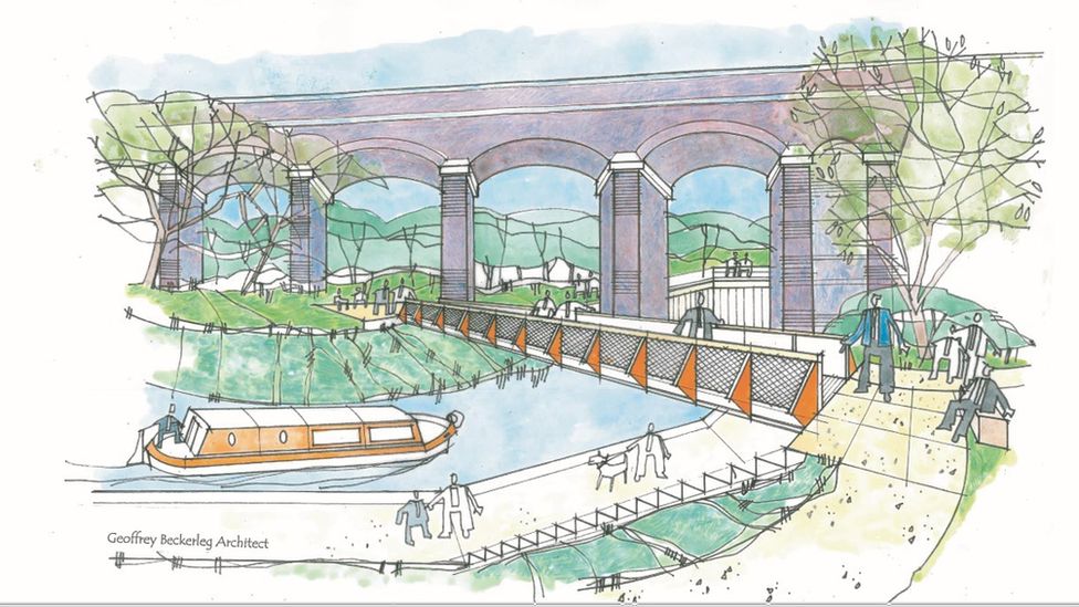 Design plan foe the new footbridge