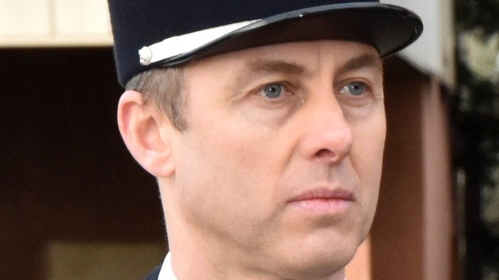 A undated handout picture made available by the French Gendarmerie Nationale on 24 March 2018 shows Lieutenant Colonel Arnaud Beltrame