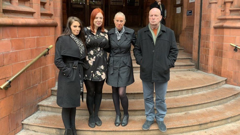 Owners of the missing pets outside court
