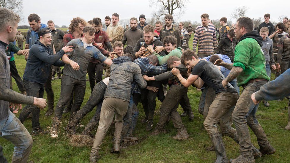 Muddy competitors