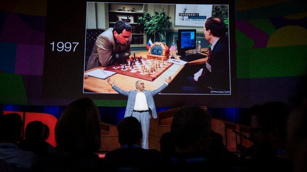 DEEP BLUE DEFEATED GARRY KASPAROV IN CHESS, by Society of AI