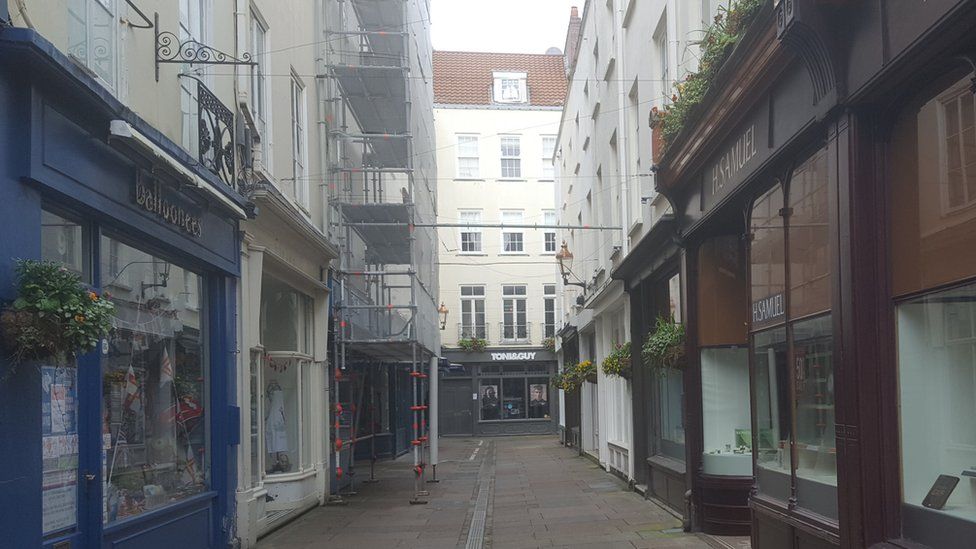 Empty high street