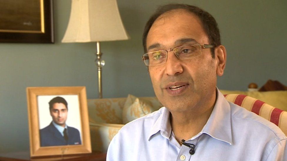 Rakesh Chauhan death Father's charity trek in his memory BBC News