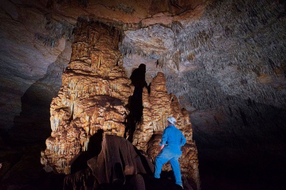 Interior of a cave beneath the Nullarbor