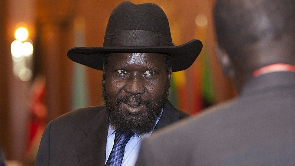 Президент Южного Судана Сальва Киир в 2015 году