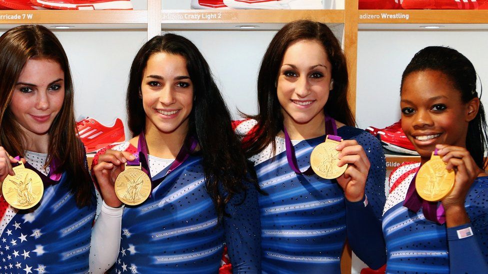 US Gymnastics Olympic gold medallists in 2012.