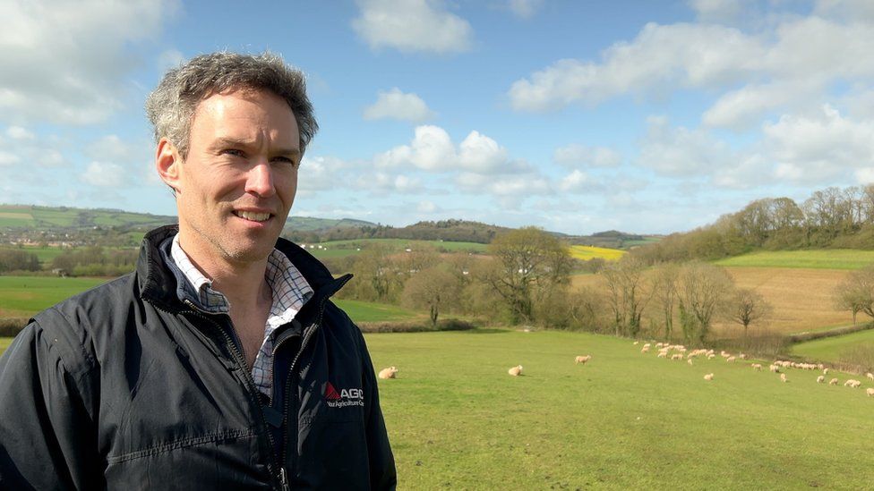 Charlie Farrington, sheep farmer