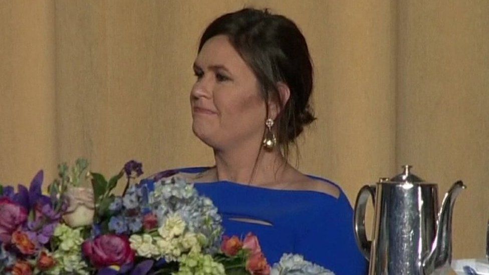 Sarah Sanders attends White House Correspondents' Dinner