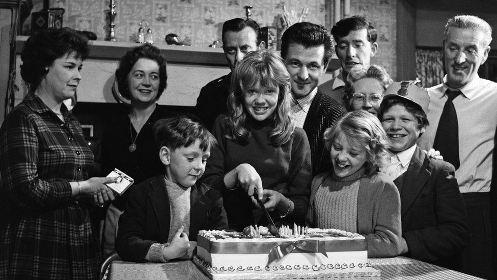 Hayley Mills celebrates her birthday on the set of Whistle Down The Wind