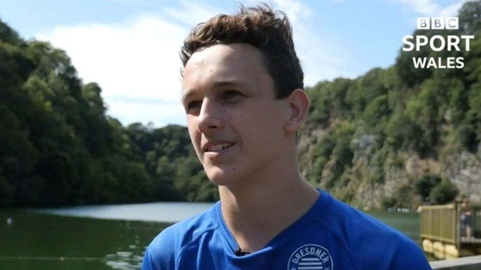 Welsh diver Aidan Heslop talks BBC Sport Wales