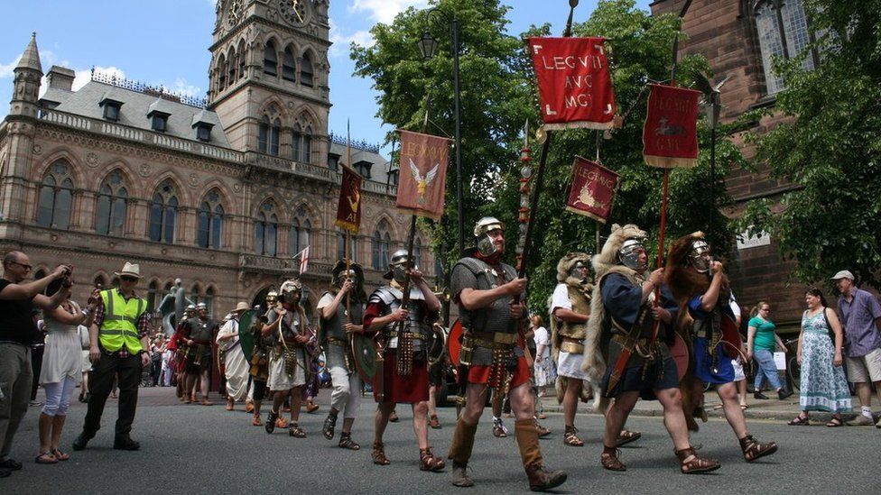 Roman festival in Chester