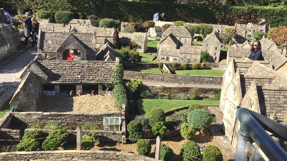Grade II listed Cotswold model village on the market BBC News