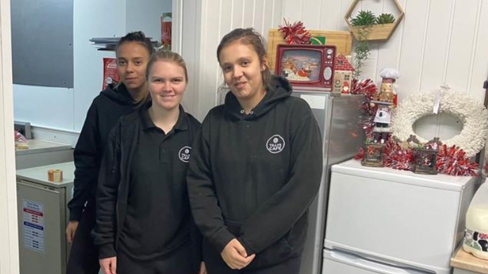 Staff at Tilly's Kitchen, from left, Molly Turnnidge, Shanae Yeomans and owner Shannon Turnnidge