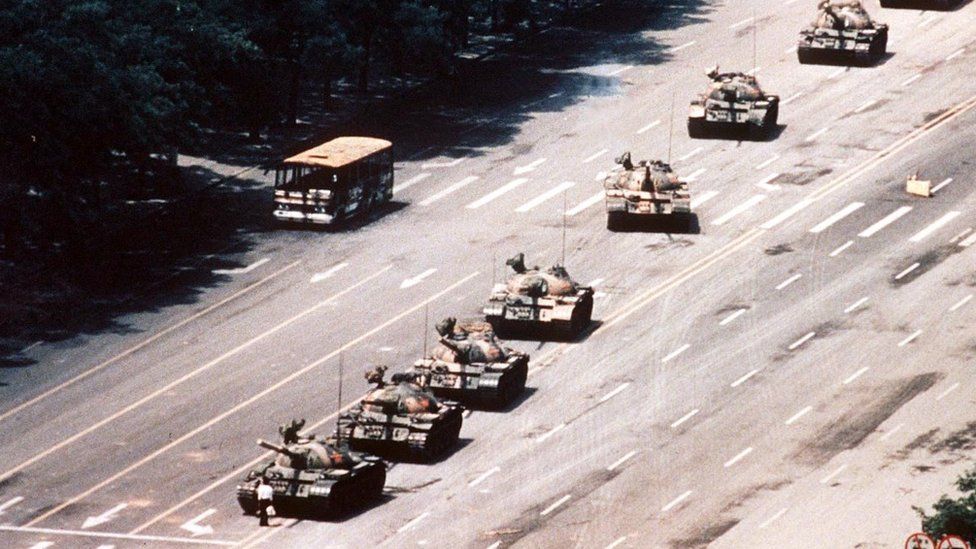 Tiananmen Square 1989 Tank Man