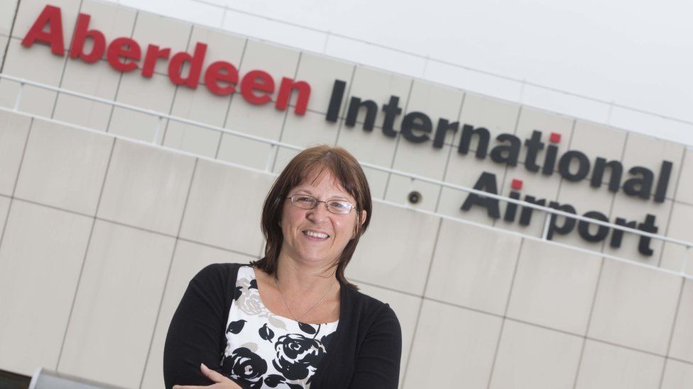 Carol Benzie, managing director of Aberdeen International Airport