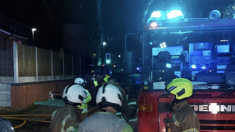 Smethwick house fire Woman seriously injured BBC News