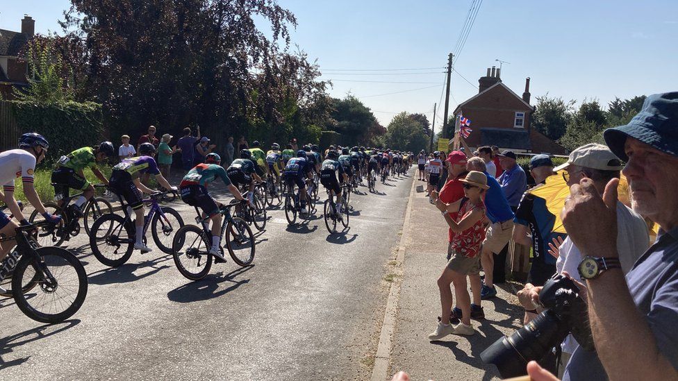 Cyclists in Holbrook