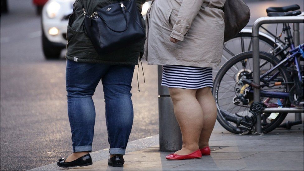 Two obese women