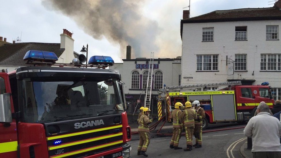 Lyme Regis cinema fire