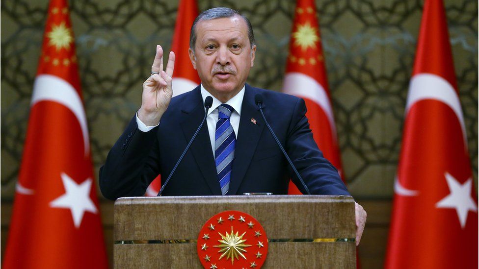 President Recep Tayyip Erdogan (file pic 7 April)