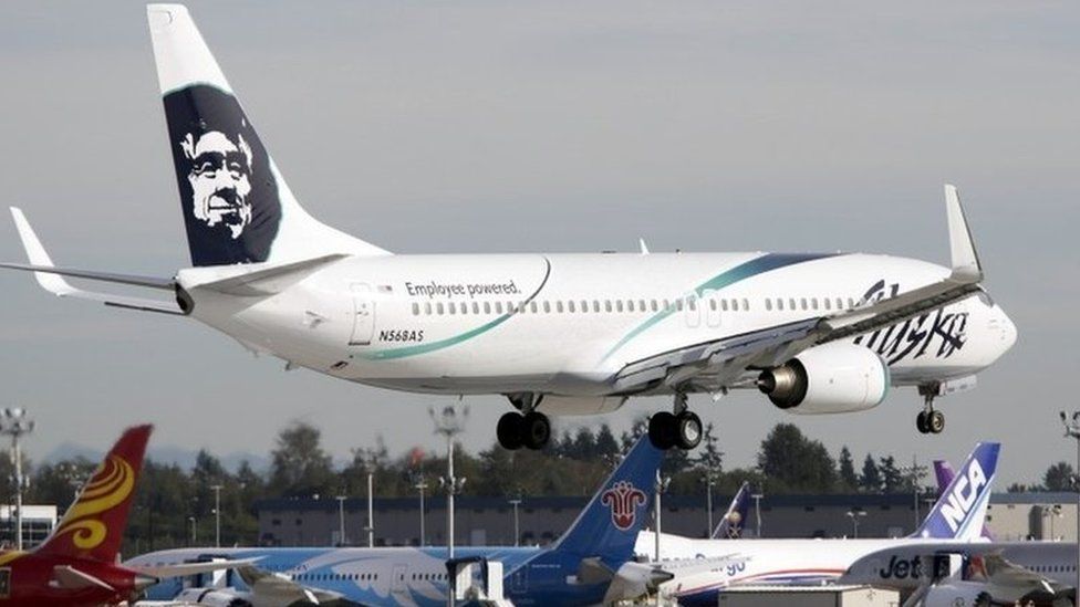 Alaska Airlines plane (file photo)