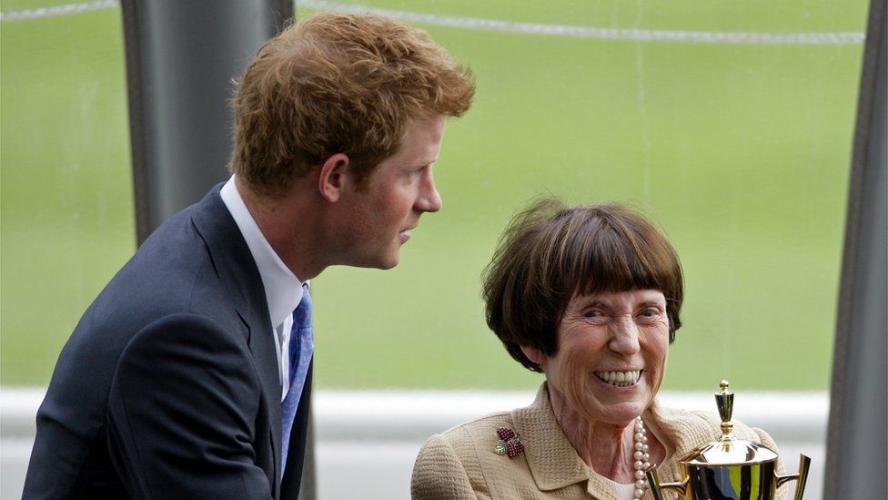 Prince Harry with Lady Rothschild