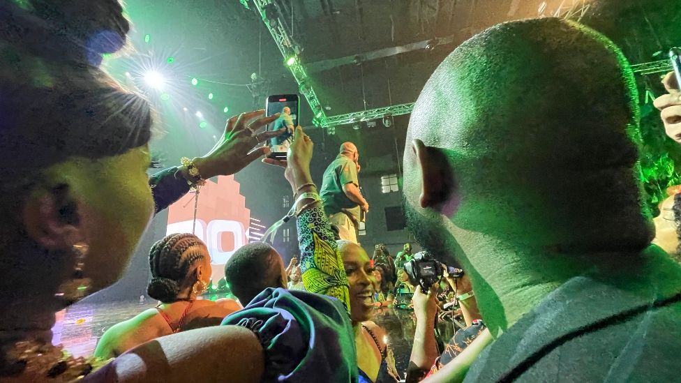 Davido performing at the YouTube Africa Day Concert in Lagos - 24 May 2022
