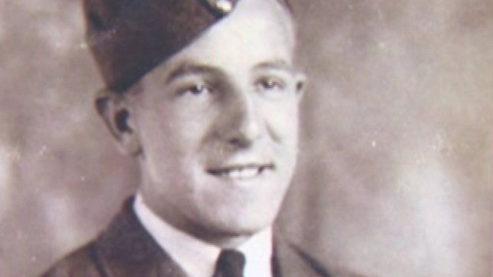 Ted Ross in RAF uniform